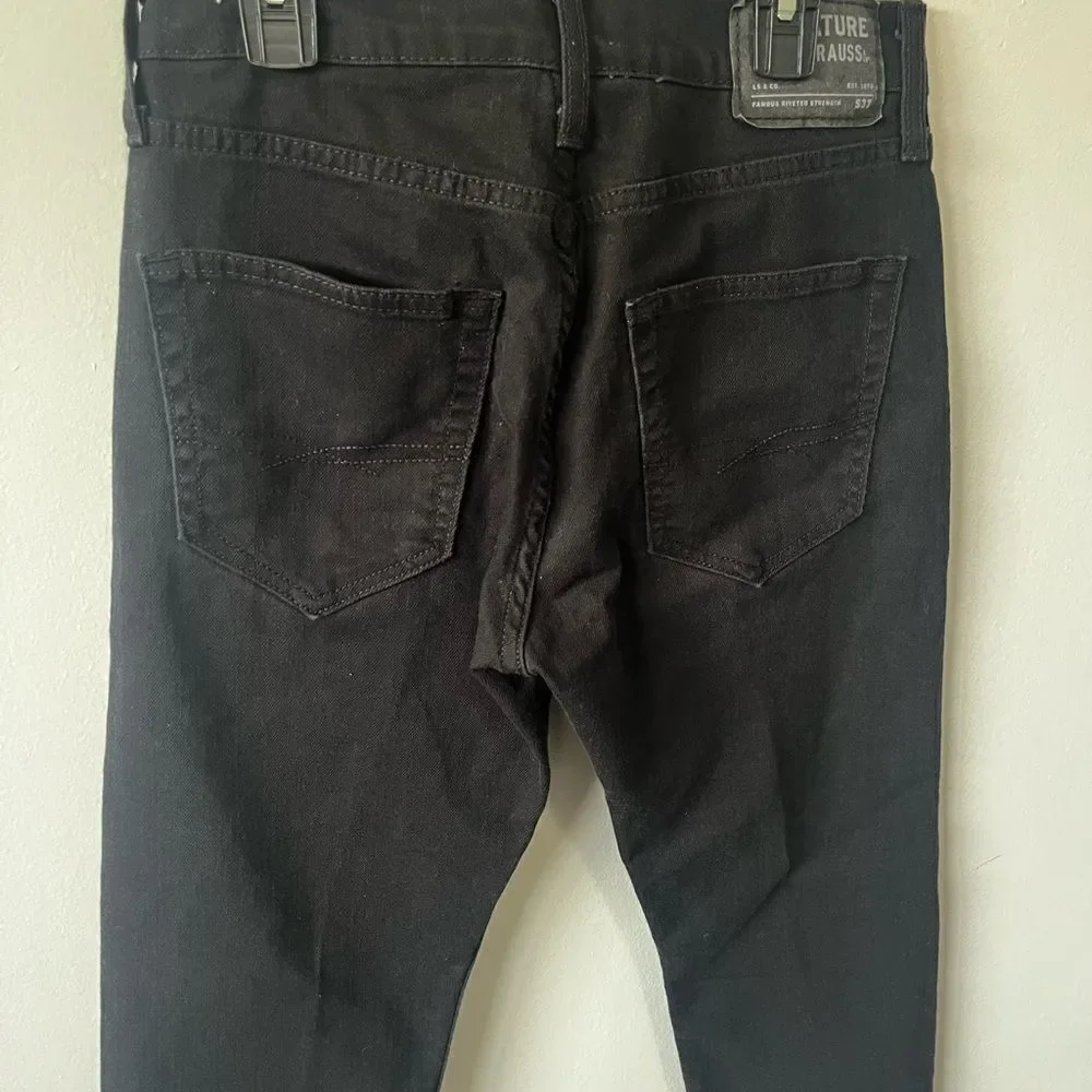 Men’s Signature by Levi Strauss Black Skinny Jeans W28 x 30